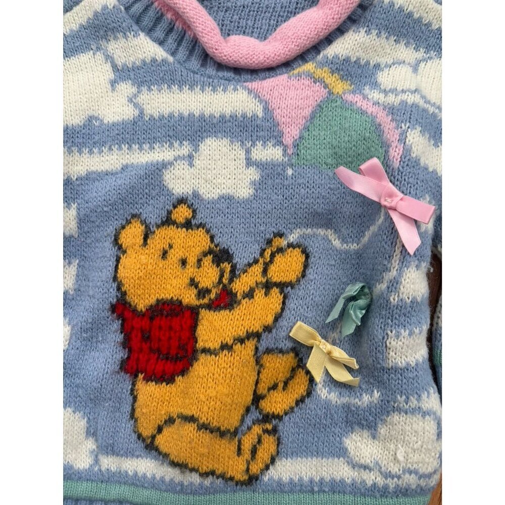 Vintage Winnie the Pooh toddler baby girl sweater - Picture 2 of 6